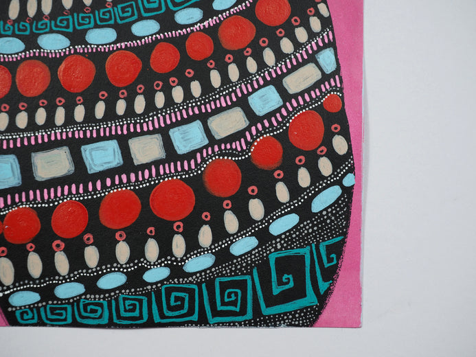 Cozy Fall Cat by Sara Rodighiero |  Side View of Artwork 