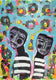 Original art for sale at UGallery.com | Dreamless Sleep by Sara Rodighiero | $1,425 | mixed media artwork | 27.6' h x 19.7' w | thumbnail 1