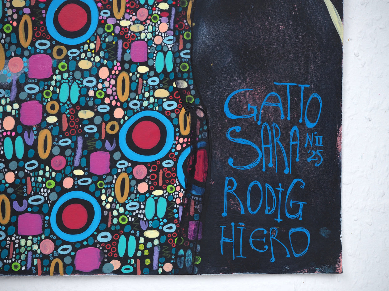 Gatto N.2 by Sara Rodighiero |  Side View of Artwork 