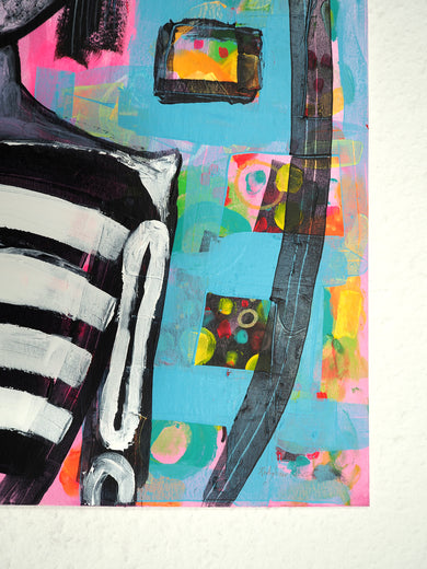 Godfather Death by Sara Rodighiero |  Side View of Artwork 