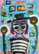 Original art for sale at UGallery.com | Godfather Death by Sara Rodighiero | $1,425 | mixed media artwork | 27.6' h x 19.7' w | thumbnail 1