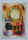 Original art for sale at UGallery.com | Goodnight - Good Fight No. 2 by Sara Rodighiero | $450 | mixed media artwork | 9.4' h x 6.7' w | thumbnail 3