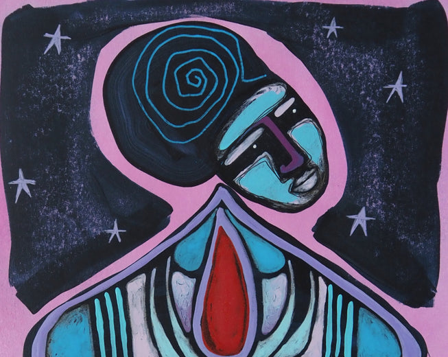 Hausfrau N.1 June ‘25 by Sara Rodighiero |   Closeup View of Artwork 