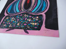 Original art for sale at UGallery.com | Hausfrau N.2 June '25 by Sara Rodighiero | $850 | mixed media artwork | 11.7' h x 16.5' w | thumbnail 2