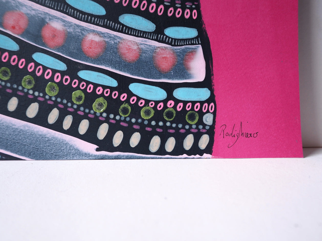 You Are My Spirit Cat by Sara Rodighiero |  Side View of Artwork 