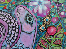 Original art for sale at UGallery.com | Under the Sea by Sara Rodighiero | $825 | mixed media artwork | 16.5' h x 11.7' w | thumbnail 4