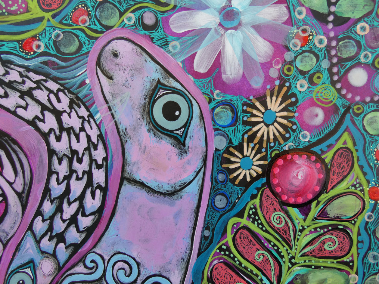 Under the Sea by Sara Rodighiero |  Closeup View of Artwork 