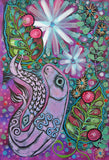 Original art for sale at UGallery.com | Under the Sea by Sara Rodighiero | $825 | mixed media artwork | 16.5' h x 11.7' w | thumbnail 1
