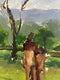 Original art for sale at UGallery.com | Figures in a Landscape by Sara Sisun | $325 | oil painting | 11' h x 8' w | thumbnail 4