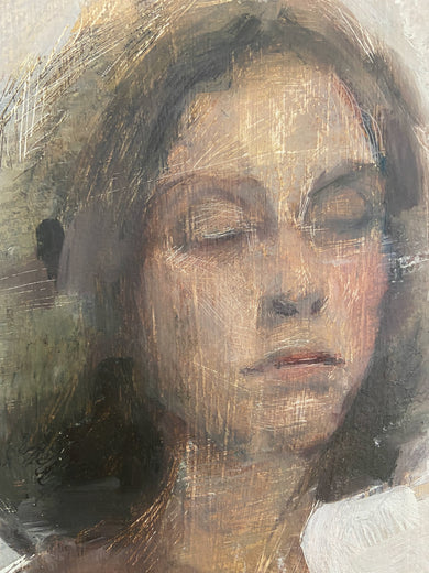 Head Study by Sara Sisun |   Closeup View of Artwork 