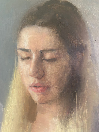 Portrait of Sophie by Sara Sisun |   Closeup View of Artwork 