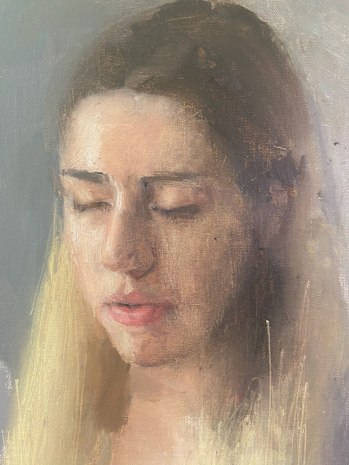 Portrait of Sophie by Sara Sisun |  Closeup View of Artwork 