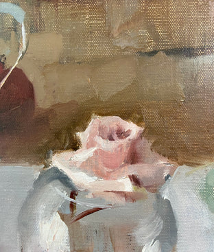 Studio Self Portrait by Sara Sisun |   Closeup View of Artwork 
