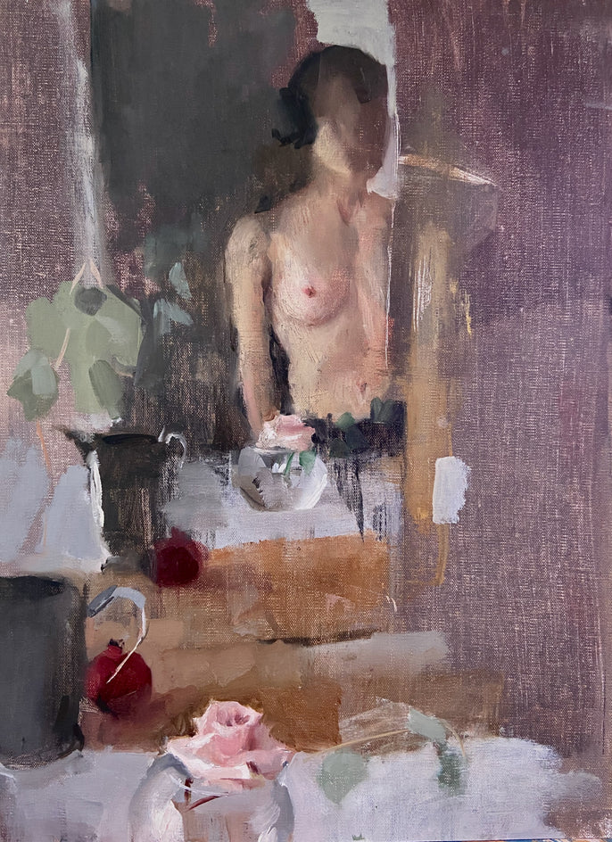 Studio Self Portrait by Sara Sisun |  Artwork Main Image 