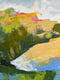 Original art for sale at UGallery.com | Hillside in Gold by Sarah Parsons | $1,150 | oil painting | 24' h x 24' w | thumbnail 4