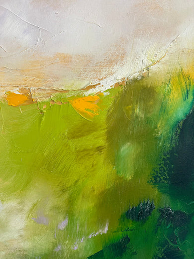 The Valley by Sarah Parsons |   Closeup View of Artwork 