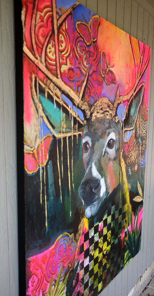Beautifully Vibrant by Scott Dykema |  Closeup View of Artwork 