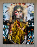 Original art for sale at UGallery.com | Crystal Clear by Scott Dykema | $3,375 | mixed media artwork | 40' h x 30' w | thumbnail 3