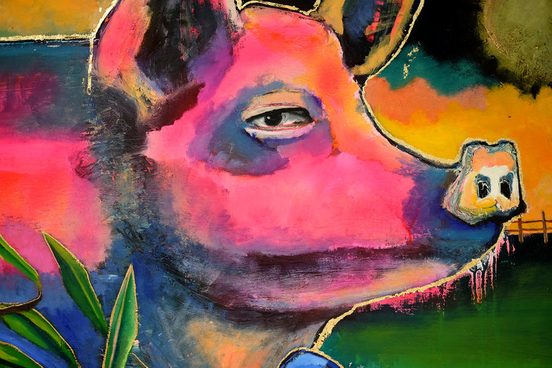Gathering by Scott Dykema |  Side View of Artwork 