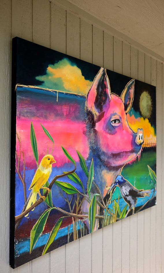 Gathering by Scott Dykema |  Closeup View of Artwork 