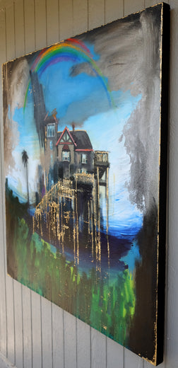 Gold Edges by Scott Dykema |   Closeup View of Artwork 