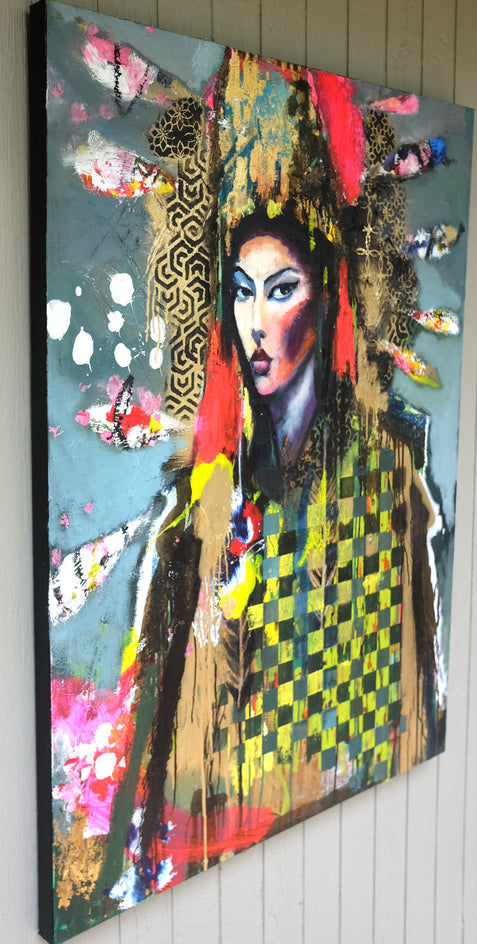 Headdress and Halo by Scott Dykema |  Context View of Artwork 