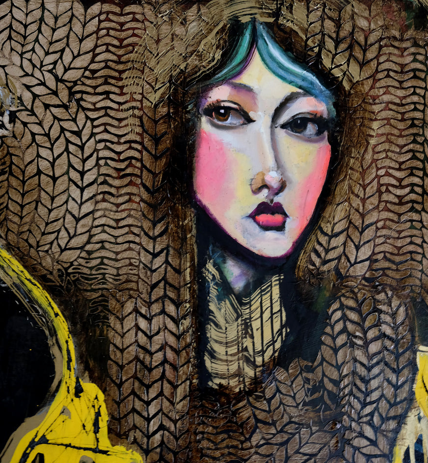 Her Majesty by Scott Dykema |  Side View of Artwork 