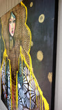 Original art for sale at UGallery.com | Her Majesty by Scott Dykema | $7,500 | mixed media artwork | 60' h x 48' w | thumbnail 4