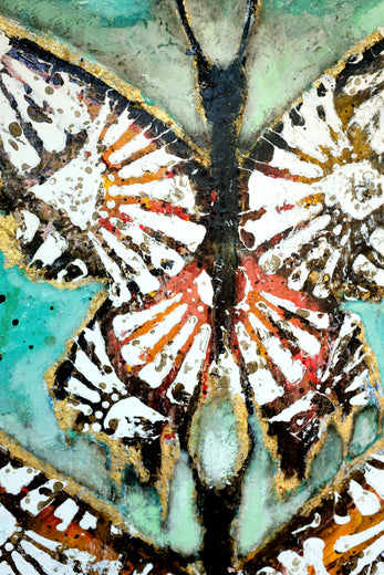 In Flight Together by Scott Dykema |   Closeup View of Artwork 