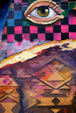 Original art for sale at UGallery.com | Moonlit Travel by Scott Dykema | $3,100 | mixed media artwork | 36' h x 36' w | thumbnail 2