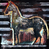 Original art for sale at UGallery.com | Prize Winner by Scott Dykema | $5,400 | mixed media artwork | 48' h x 48' w | thumbnail 1