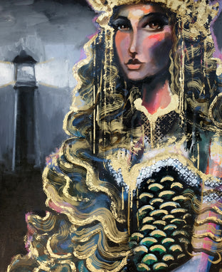 Queen of the Sea by Scott Dykema |  Side View of Artwork 