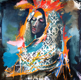 Original art for sale at UGallery.com | Reverentially by Scott Dykema | $5,500 | mixed media artwork | 48' h x 48' w