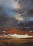 Original art for sale at UGallery.com | Chasing Light by Shadi Shokoohi | $7,450 | acrylic painting | 47.24' h x 31.5' w | thumbnail 1