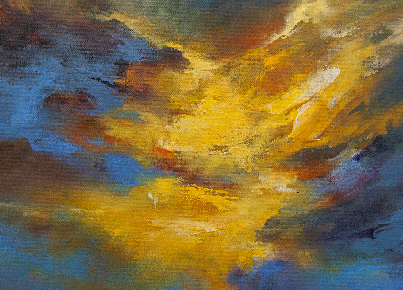 Elisian Whispers by Shadi Shokoohi |  Closeup View of Artwork 