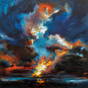 acrylic painting by Shadi Shokoohi titled Whispers of Light