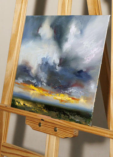 Before the Rain by Shadi Shokoohi |  Side View of Artwork 