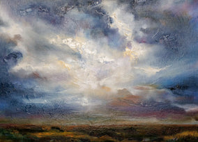 Original art for sale at UGallery.com | Skyward Dream by Shadi Shokoohi | $775 | oil painting | 12' h x 16' w