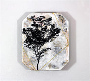 Original art for sale at UGallery.com | Peace in your Soul by Shannon Amidon | $300 | encaustic artwork | 10' h x 8' w | thumbnail 3