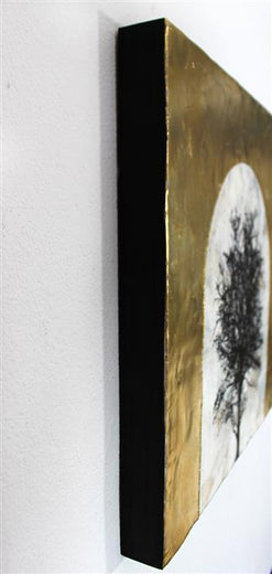 The Golden Hour by Shannon Amidon |  Side View of Artwork 