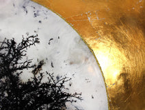 Original art for sale at UGallery.com | The Golden Hour by Shannon Amidon | $1,000 | encaustic artwork | 18' h x 18' w | thumbnail 4