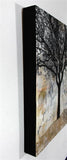 Original art for sale at UGallery.com | The Journey by Shannon Amidon | $950 | encaustic artwork | 18' h x 18' w | thumbnail 2