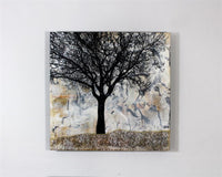 Original art for sale at UGallery.com | The Journey by Shannon Amidon | $950 | encaustic artwork | 18' h x 18' w | thumbnail 3