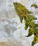 Original art for sale at UGallery.com | Dandelion by Shannon Amidon | $3,000 | mixed media artwork | 30' h x 30' w | thumbnail 4