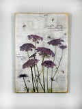 Original art for sale at UGallery.com | Dara Queen Anne's Lace by Shannon Amidon | $3,000 | mixed media artwork | 36' h x 24' w | thumbnail 3