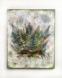 Original art for sale at UGallery.com | Forest Floor by Shannon Amidon | $2,175 | mixed media artwork | 30' h x 24' w | thumbnail 3