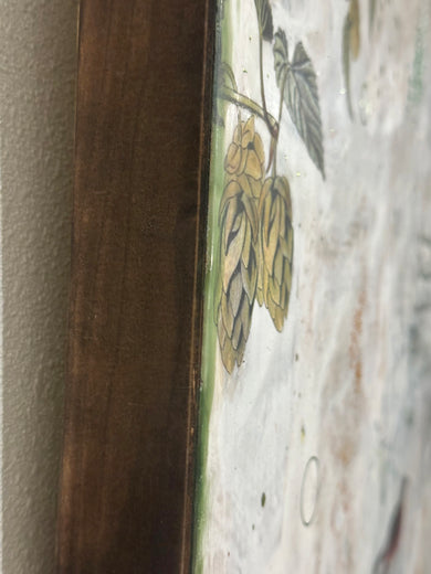 Hops by Shannon Amidon |  Side View of Artwork 