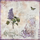 Original art for sale at UGallery.com | Lilac by Shannon Amidon | $3,000 | mixed media artwork | 30' h x 30' w | thumbnail 1