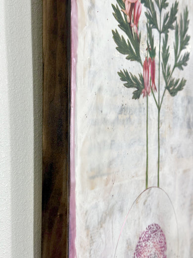 Pacific Bleeding Hearts by Shannon Amidon |  Side View of Artwork 