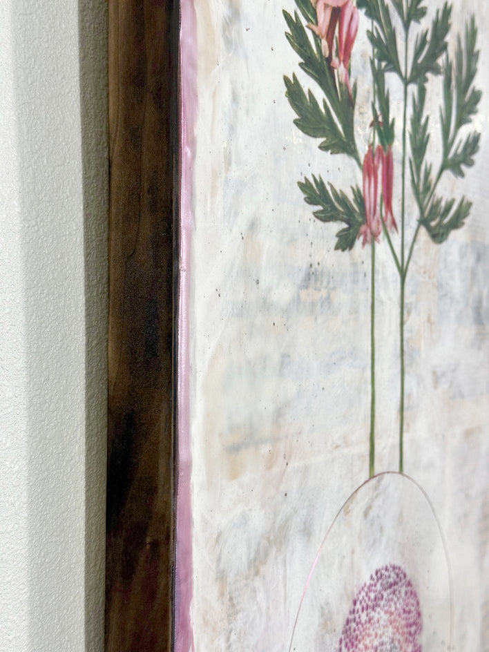 Pacific Bleeding Hearts by Shannon Amidon |  Side View of Artwork 